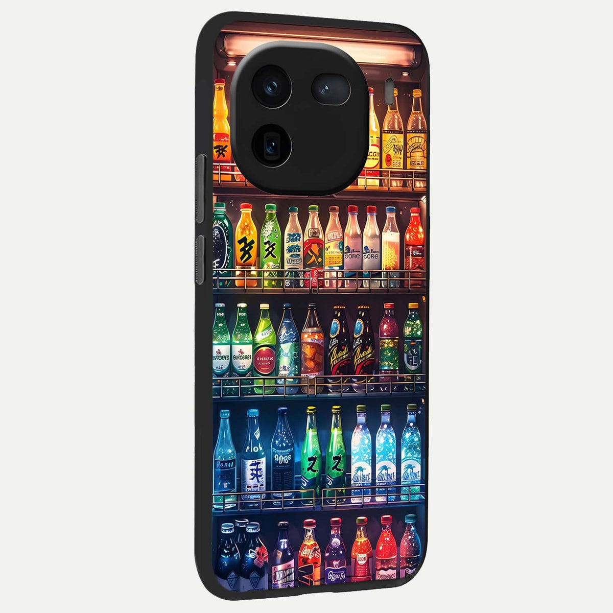 Colorfull Tree back cover For iQOO 12 5G slim fit glass case with vibrant aesthetic design