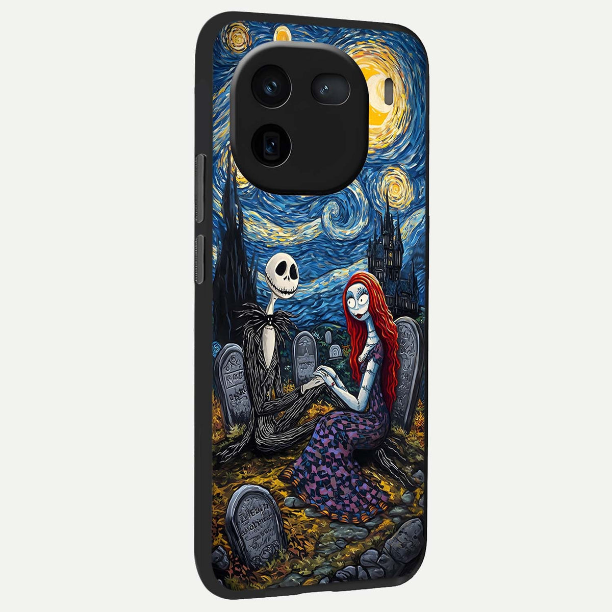 Eternal Night Love back cover For iQOO 12 5G slim fit glass case with vibrant aesthetic design