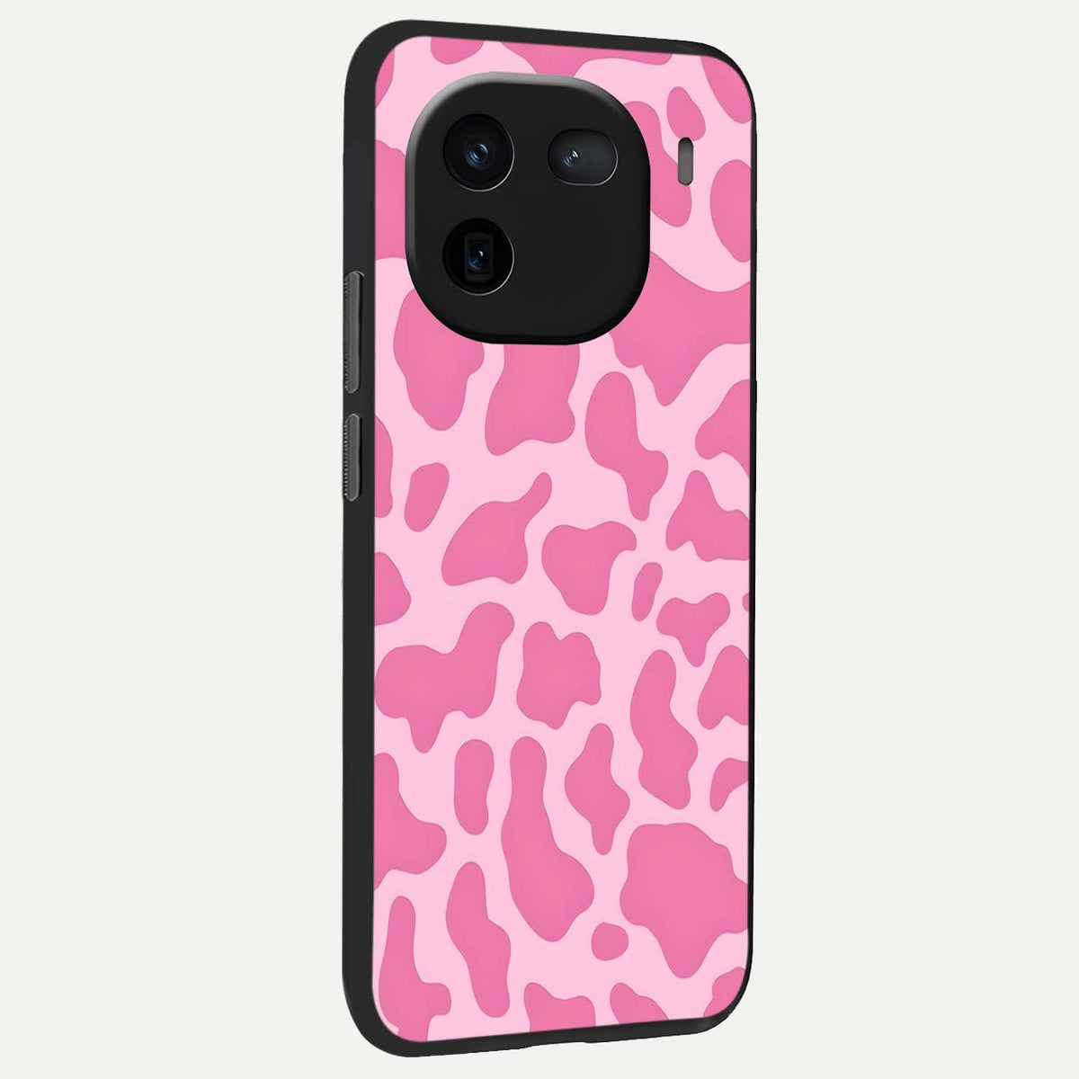 Pinkish Scenery back cover For iQOO 12 5G slim fit glass case with vibrant aesthetic design