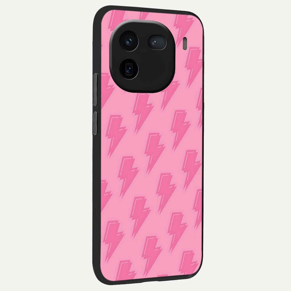 Pink Moo Magic back cover For iQOO 12 5G slim fit glass case with vibrant aesthetic design