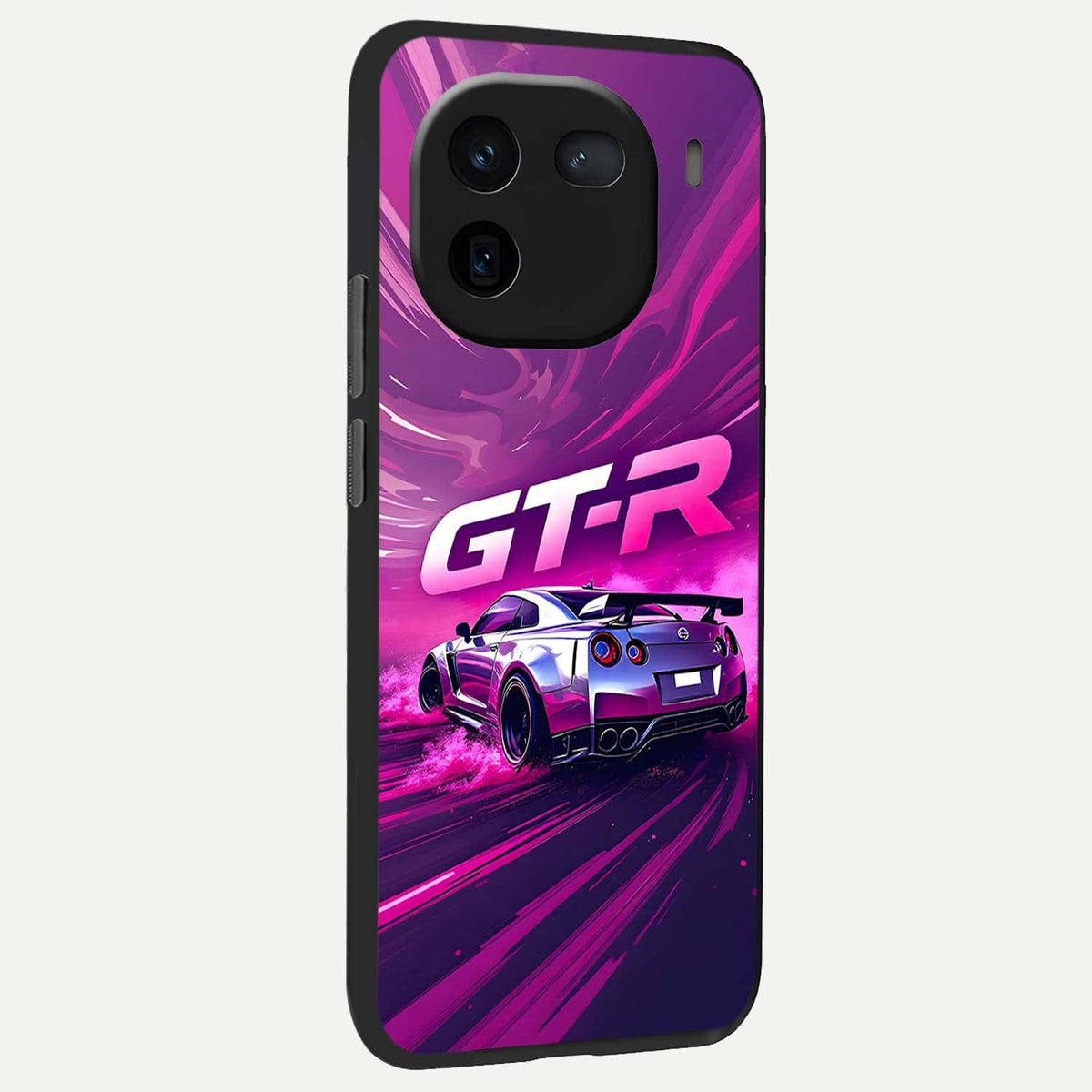 Speed Drift Legend back cover For iQOO 12 5G slim fit glass case with vibrant aesthetic design