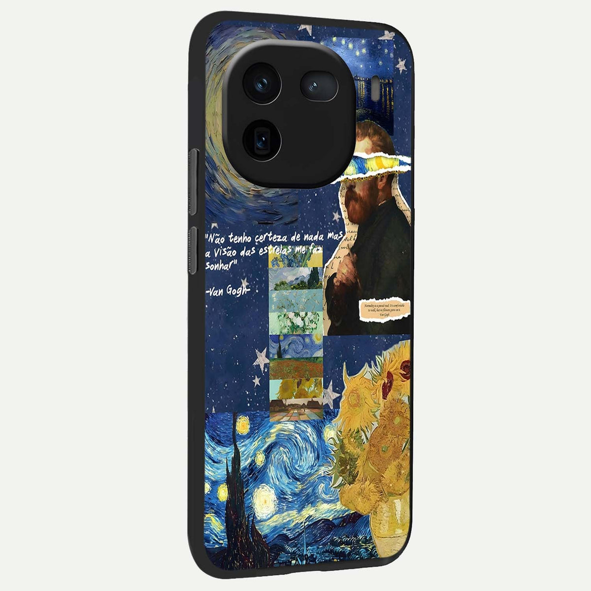 Starry Dream Vision back cover For iQOO 12 5G slim fit glass case with vibrant aesthetic design