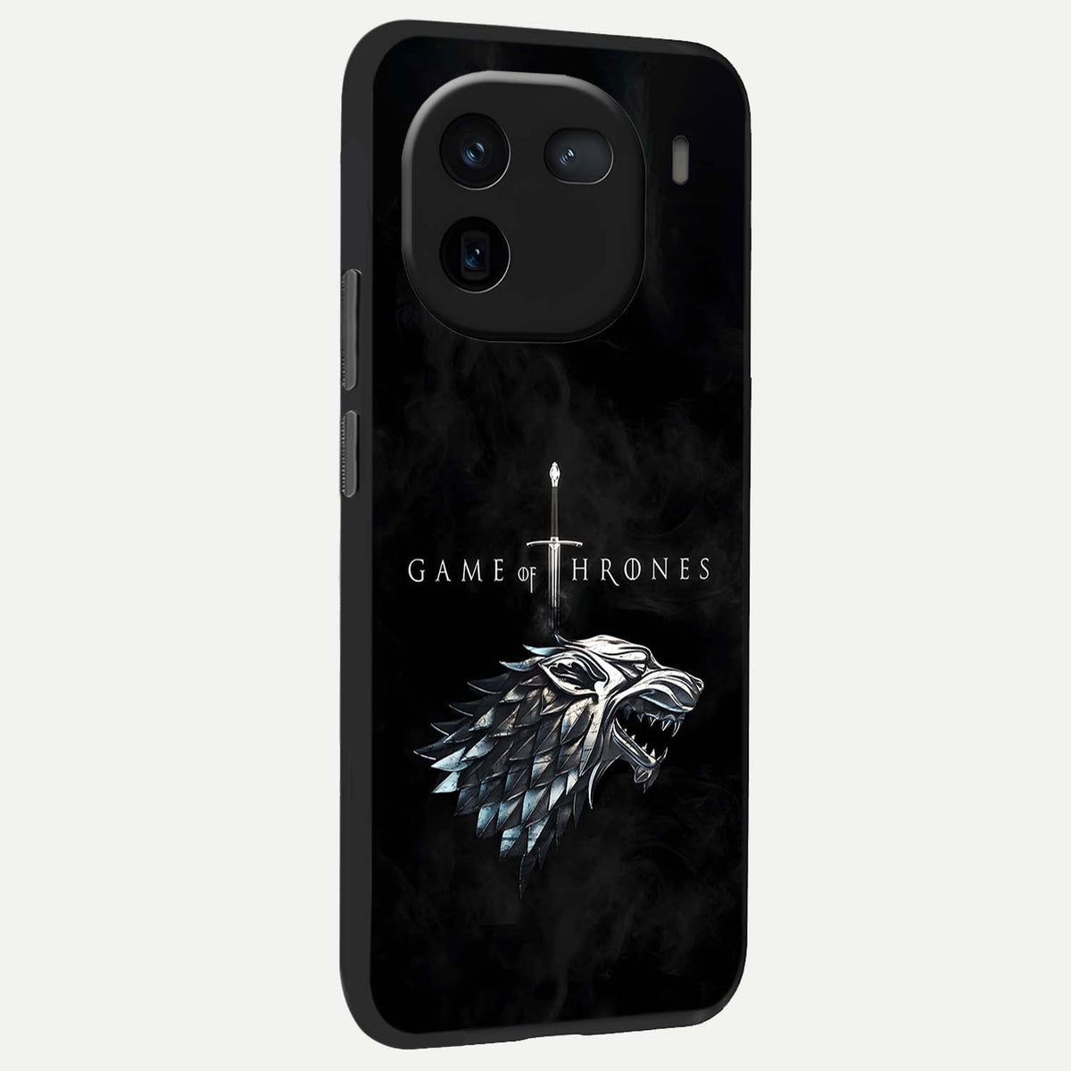 Throne Wolf Legacy back cover For iQOO 12 5G slim fit glass case with vibrant aesthetic design