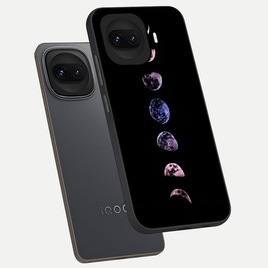 Crimson All Planets phone case for iQOO 15R showing premium glass back cover with detailed artwork