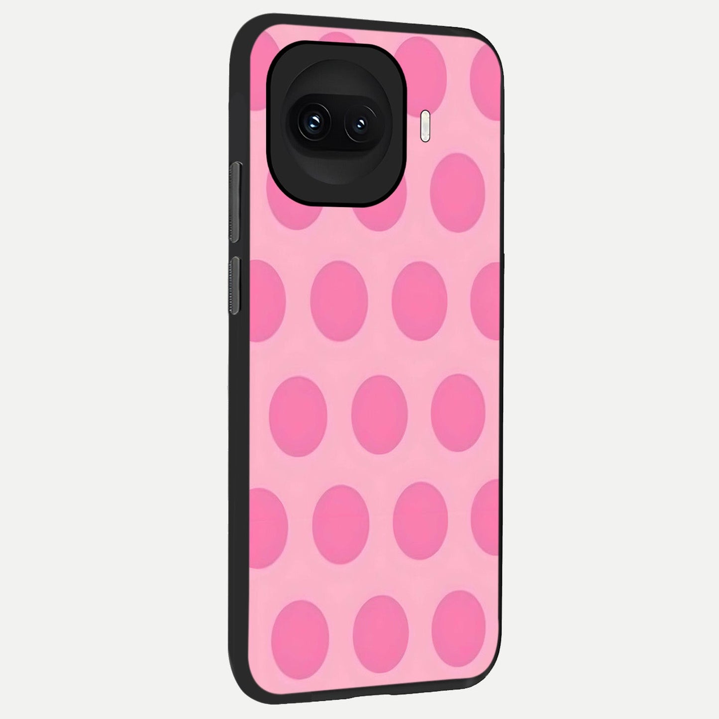 Sweet Dot Dreams back cover for iQOO 15R slim fit glass case with vibrant aesthetic design