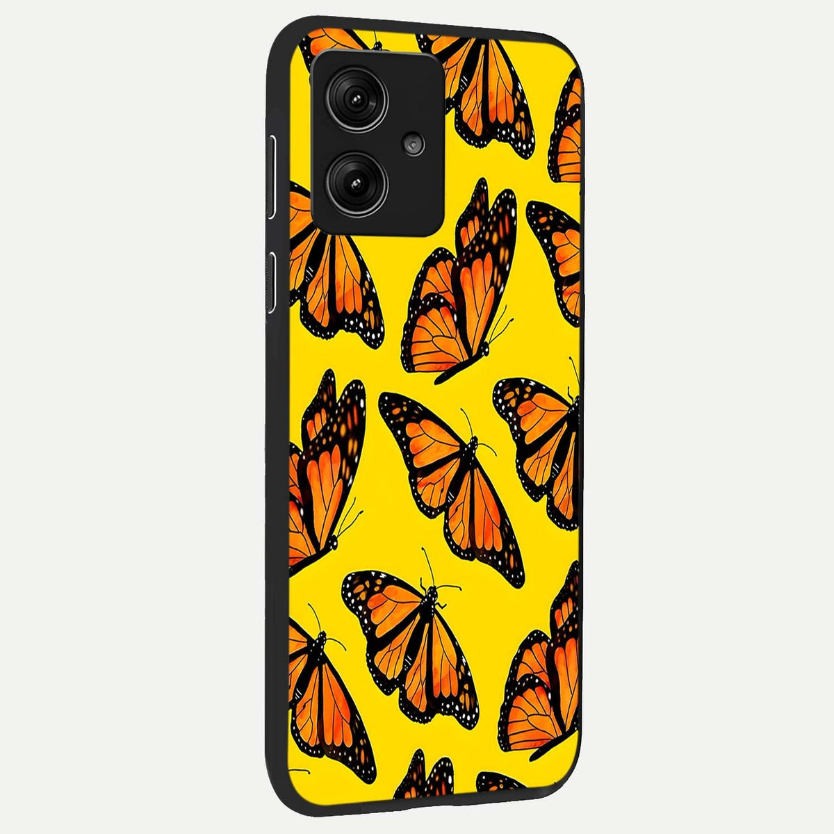 Golden Wing Flight back cover For Moto G54 slim fit glass case with vibrant aesthetic design