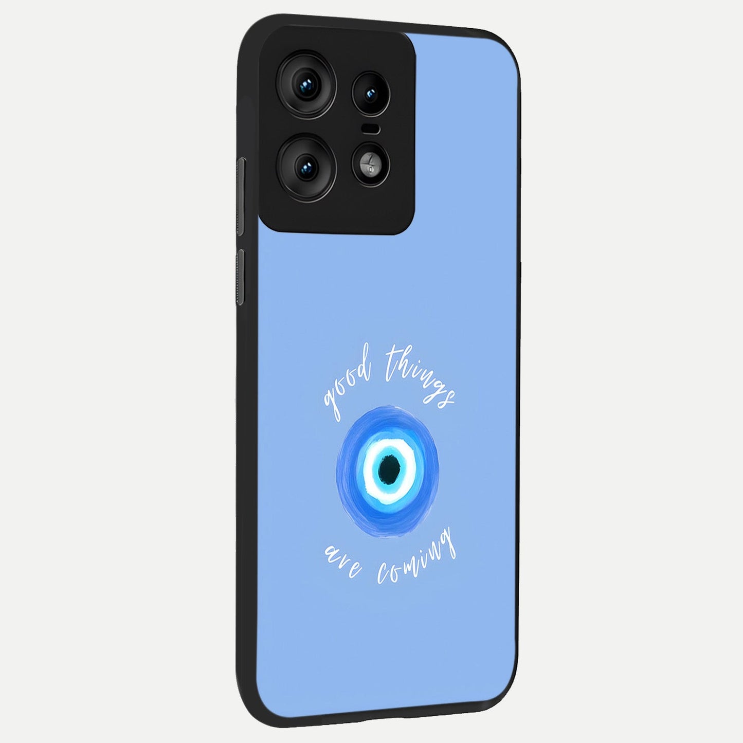 Bright Future Ahead back cover For Moto Edge50 Pro slim fit glass case with vibrant aesthetic design
