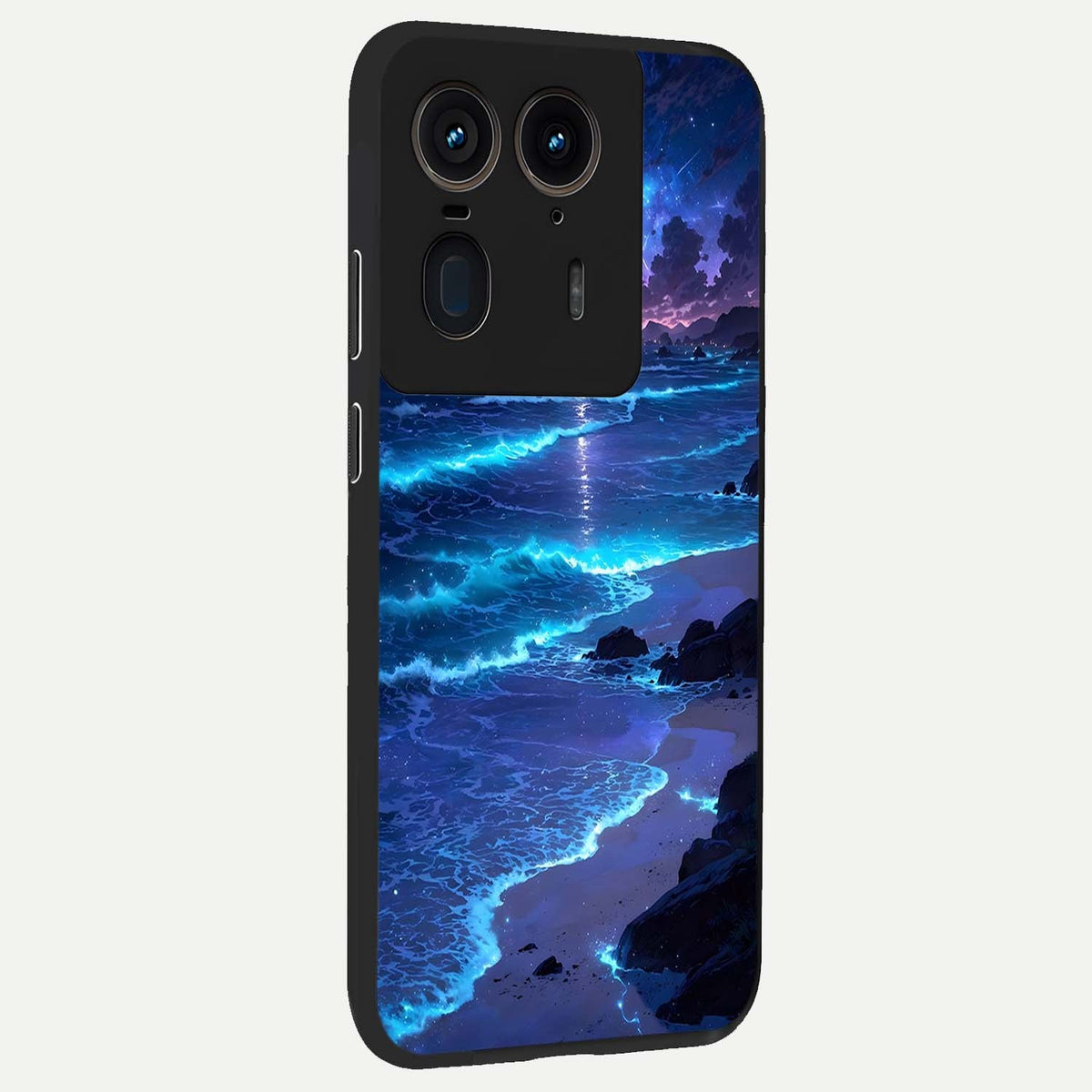 Classic Damn Look back cover For Moto Edge 50 Ultra slim fit glass case with vibrant aesthetic design