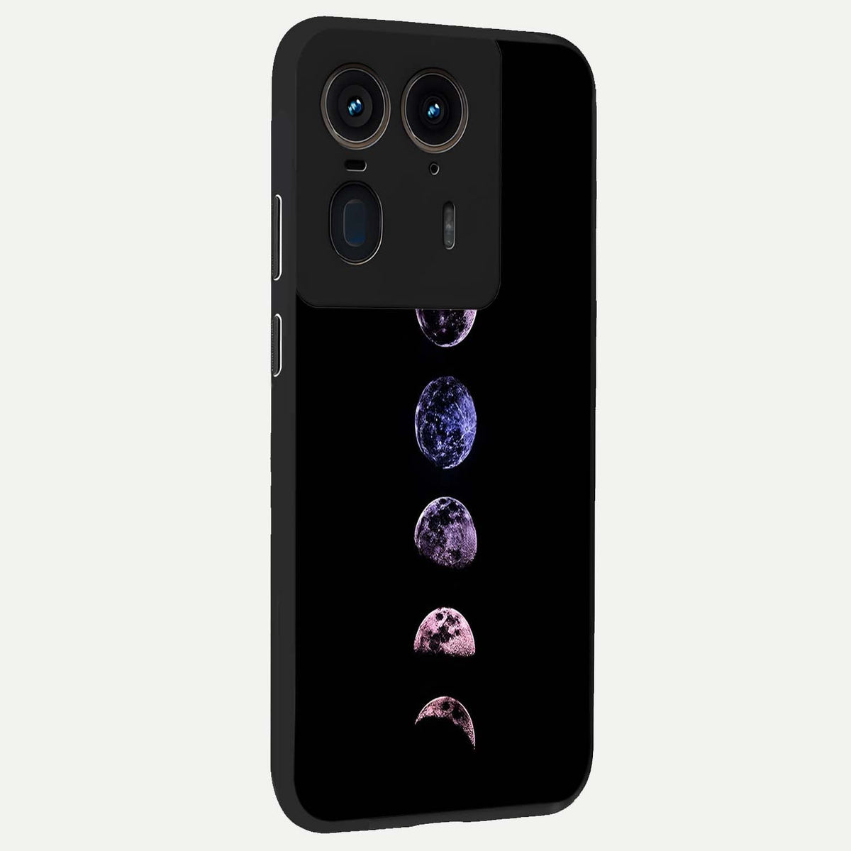 Crimson All Planets back cover For Moto Edge 50 Ultra slim fit glass case with vibrant aesthetic design