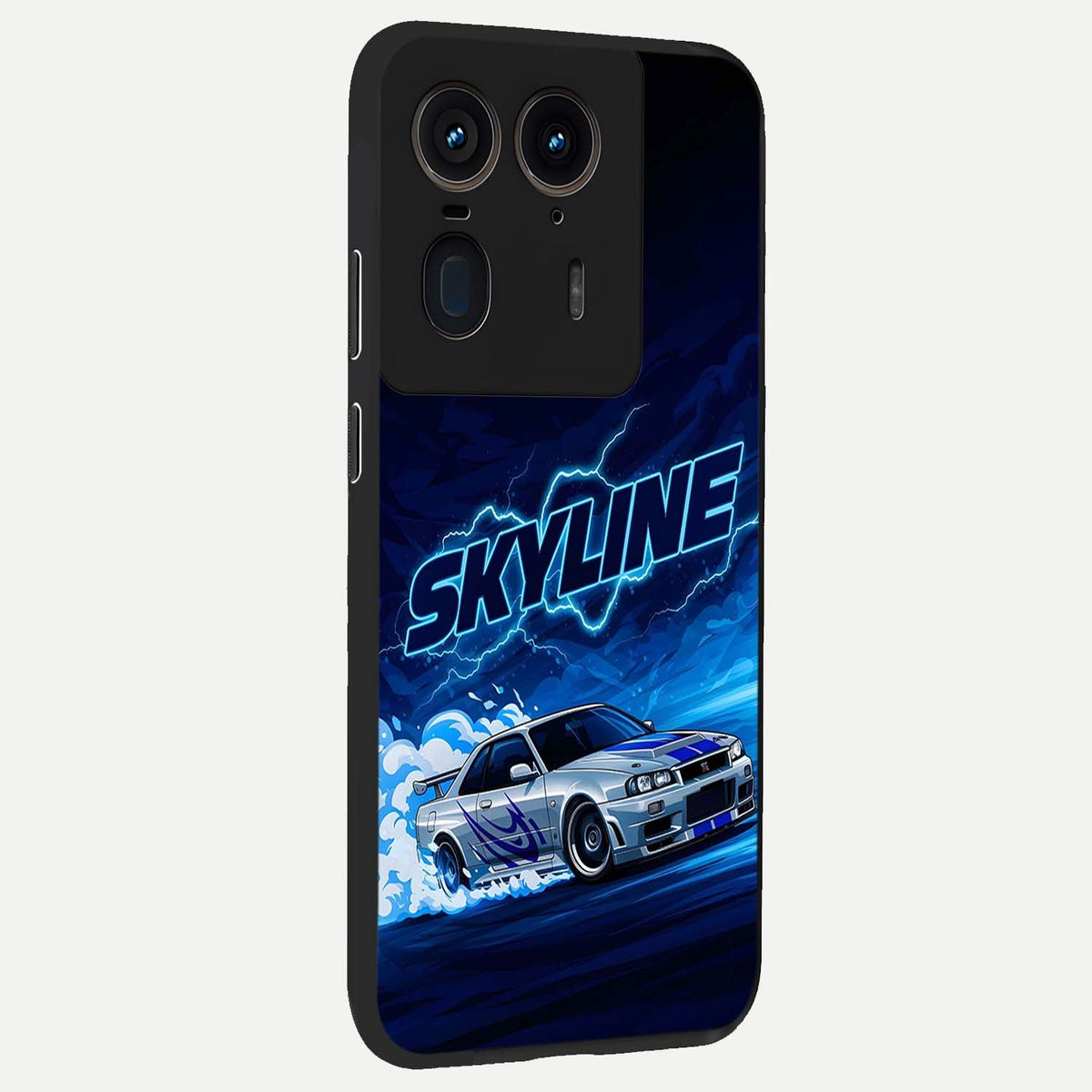 Neon Drift Beast back cover For Moto Edge 50 Ultra slim fit glass case with vibrant aesthetic design