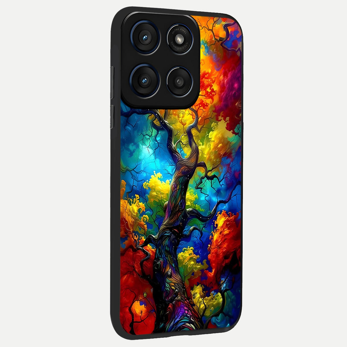 Colorful Soda Bottles back cover For Moto Edge 60 slim fit glass case with vibrant aesthetic design