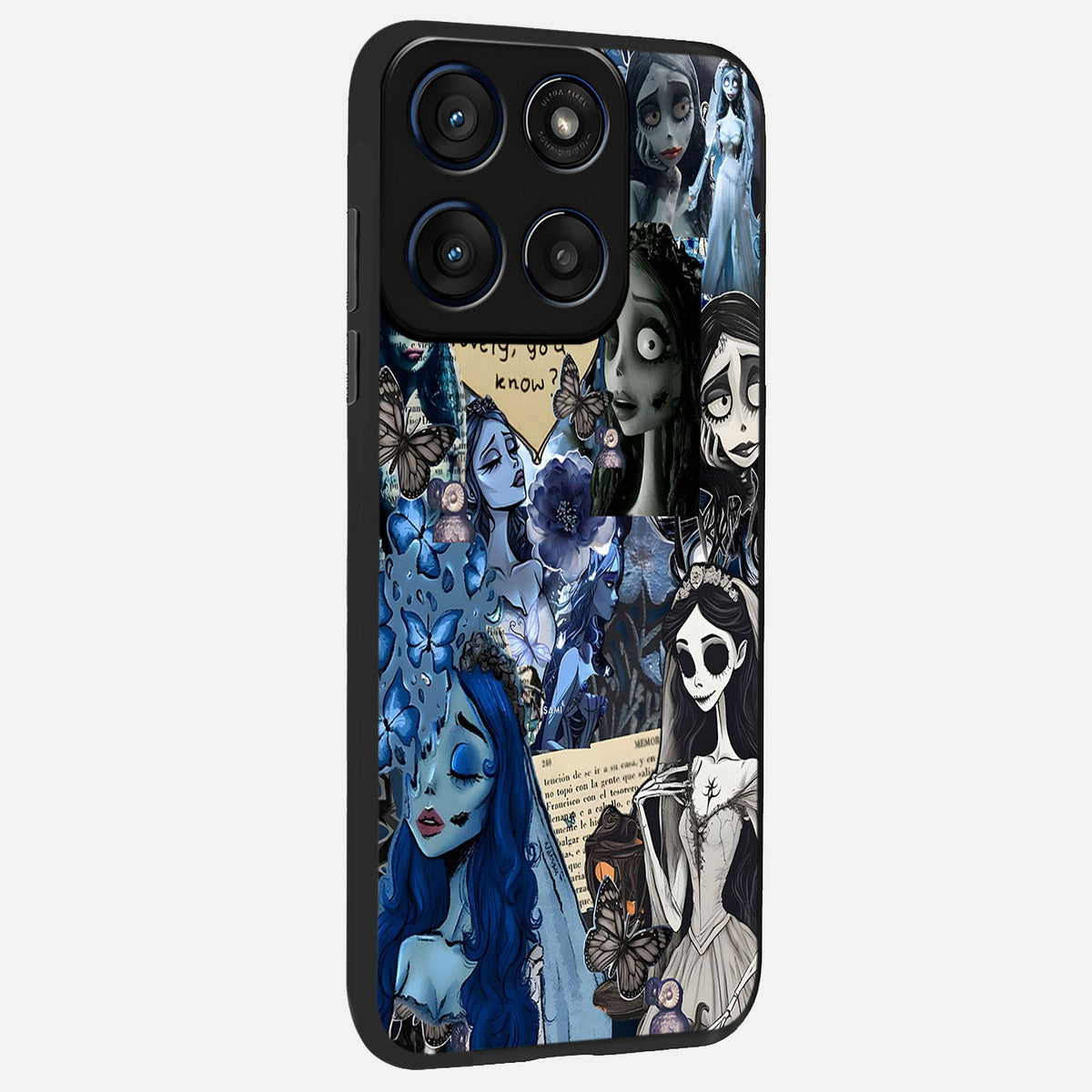 Corpse Bride Posters back cover For Moto Edge 60 slim fit glass case with vibrant aesthetic design