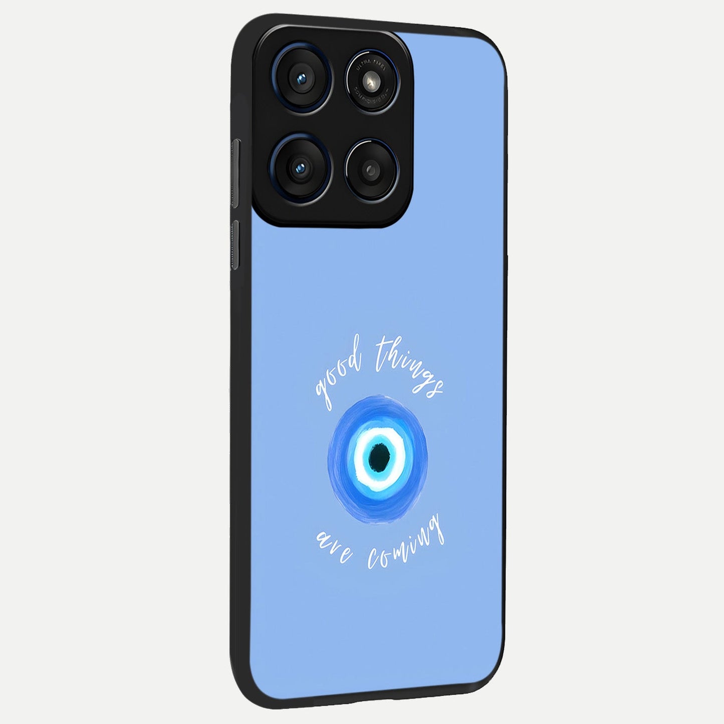 Bright Future Ahead back cover For Moto Edge 60 Fusion slim fit glass case with vibrant aesthetic design