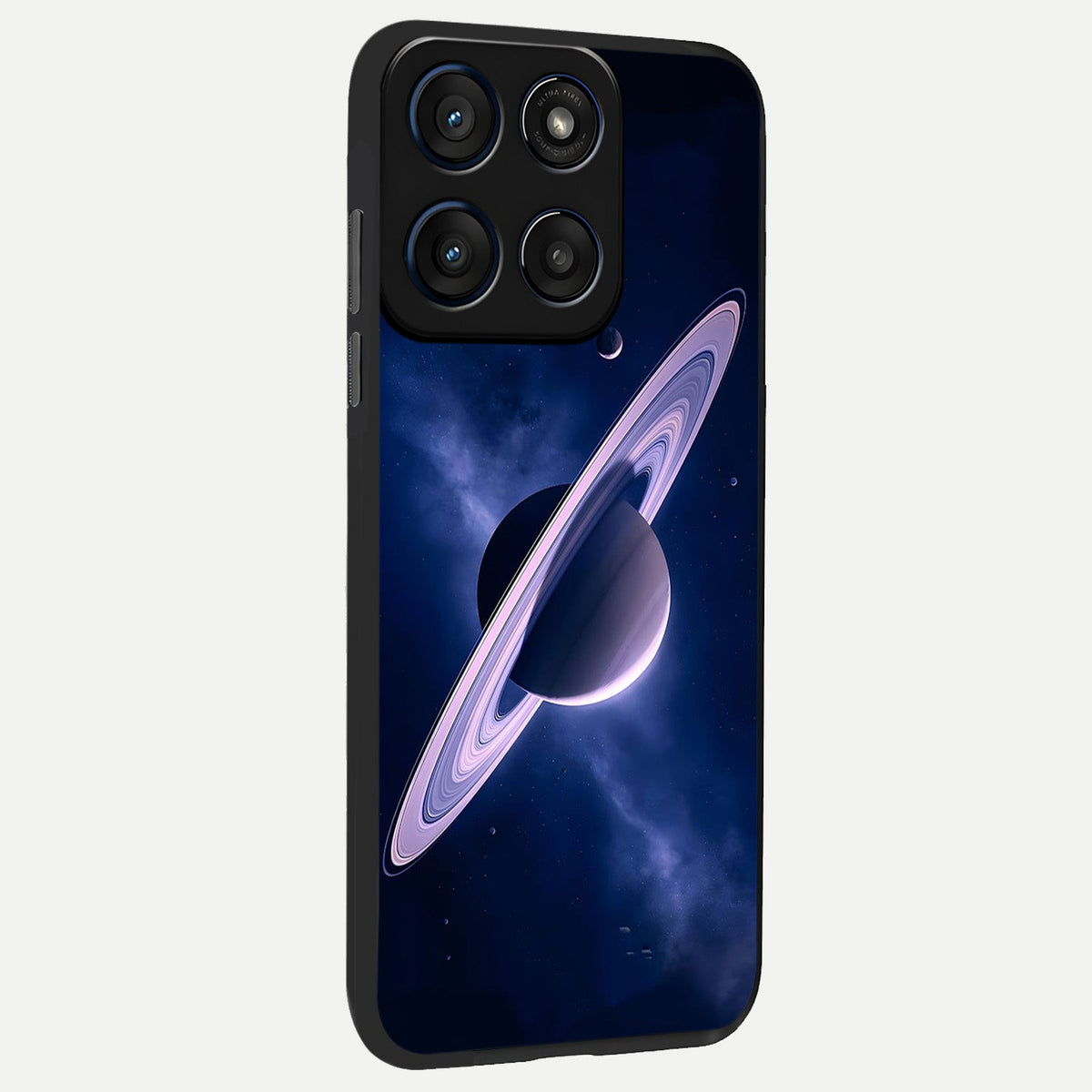Saturn Ring Mystique back cover For Moto Edge 60 Fusion slim fit glass case with vibrant aesthetic design