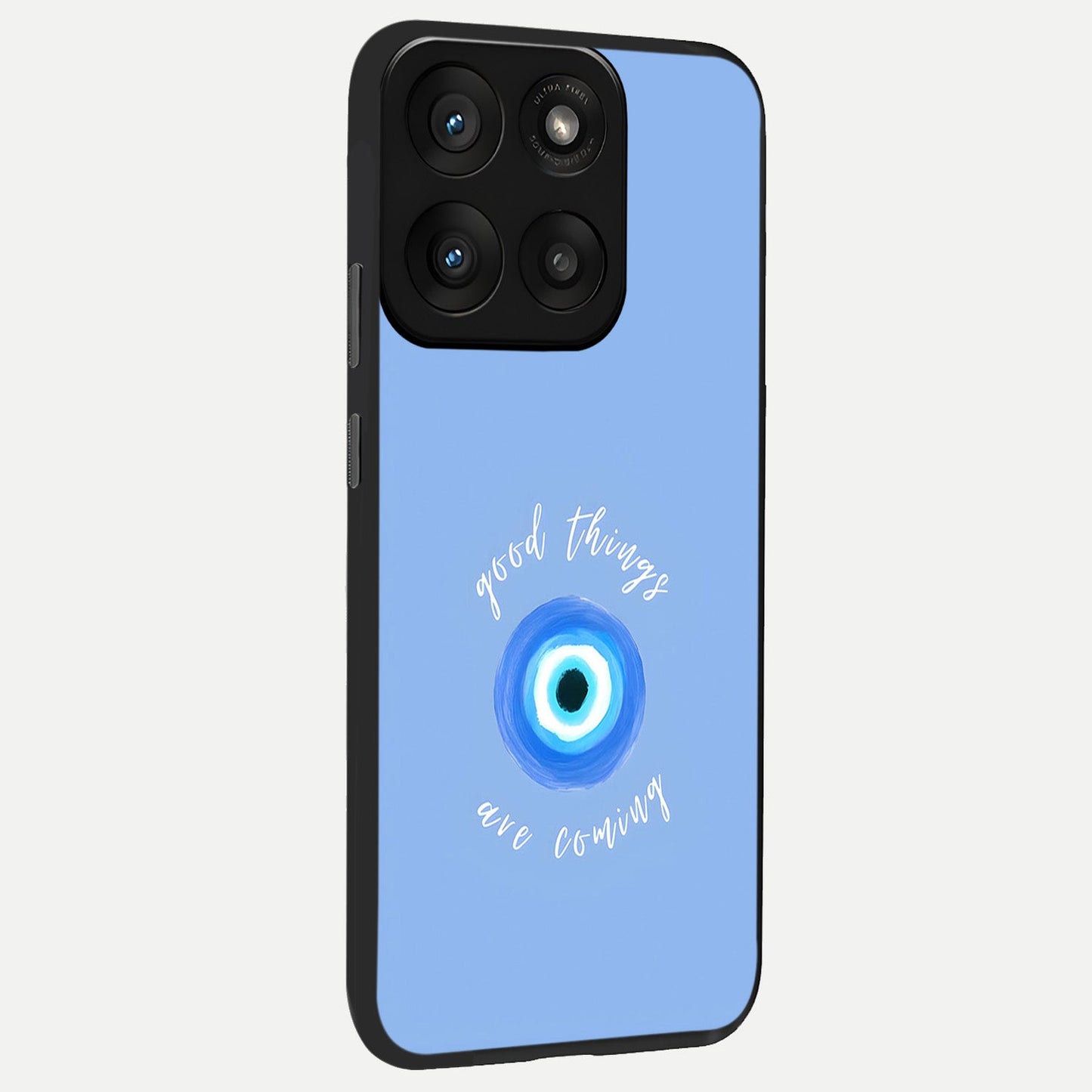 Bright Future Ahead back cover For Moto Edge 60 Pro slim fit glass case with vibrant aesthetic design