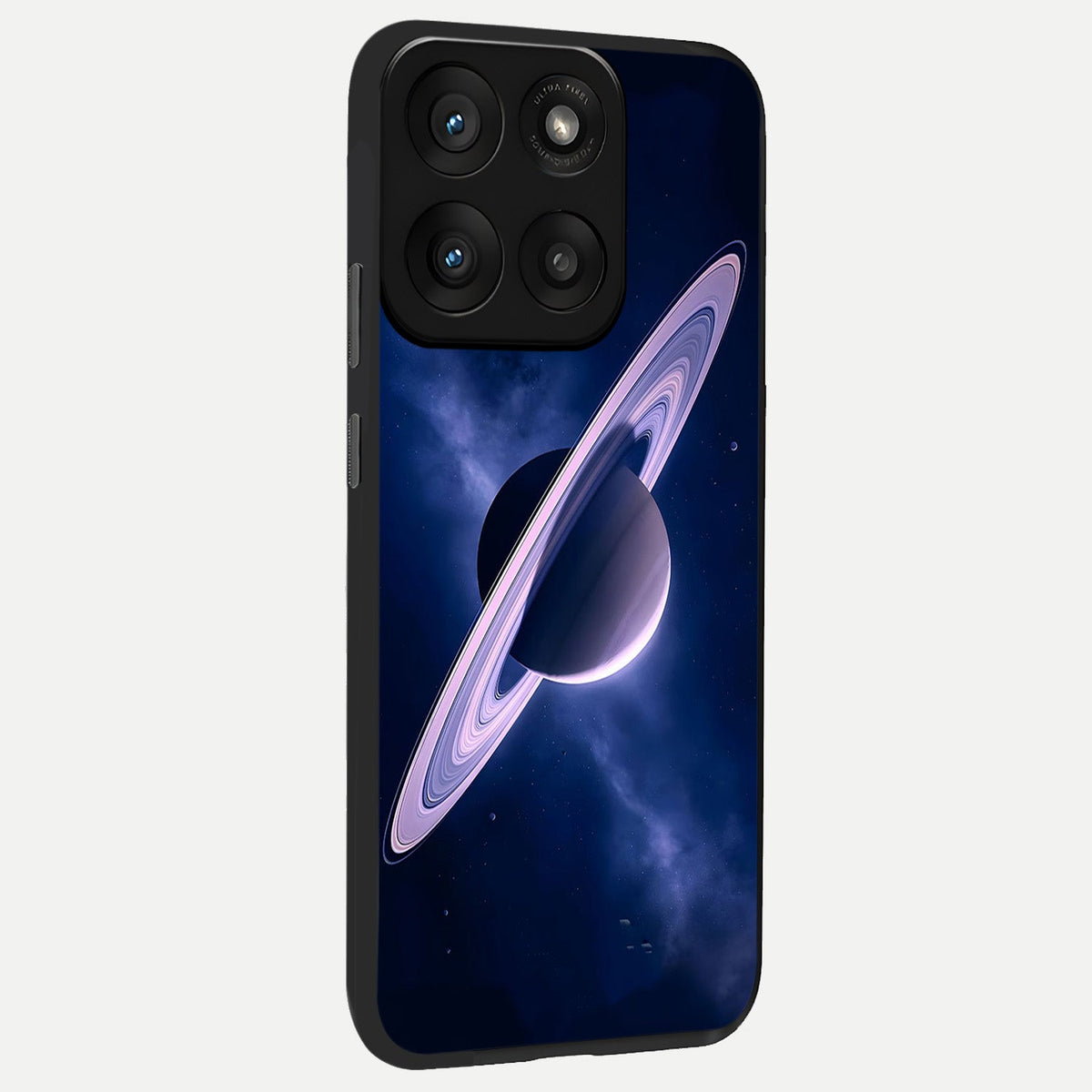Saturn Ring Mystique back cover For Moto Edge 60 Pro slim fit glass case with vibrant aesthetic design