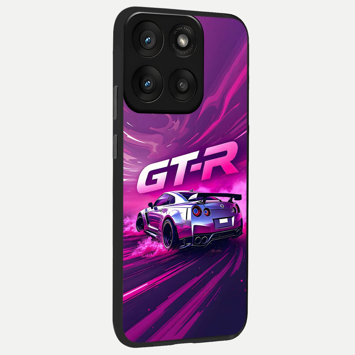 Speed Drift Legend back cover For Moto Edge 60 Pro slim fit glass case with vibrant aesthetic design