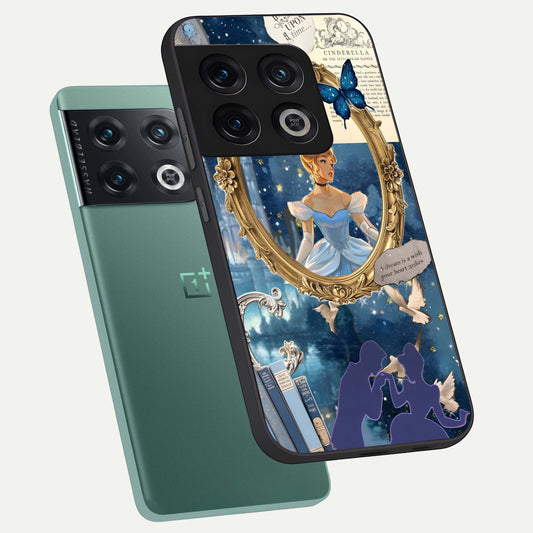 Midnight Queen phone case For OnePlus 10 Pro showing premium glass back cover with detailed artwork