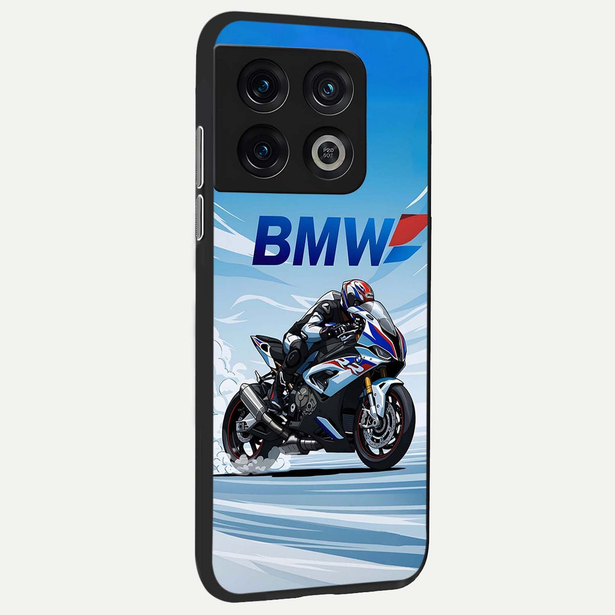 BMW Power Drift back cover For OnePlus 10 Pro slim fit glass case with vibrant aesthetic design