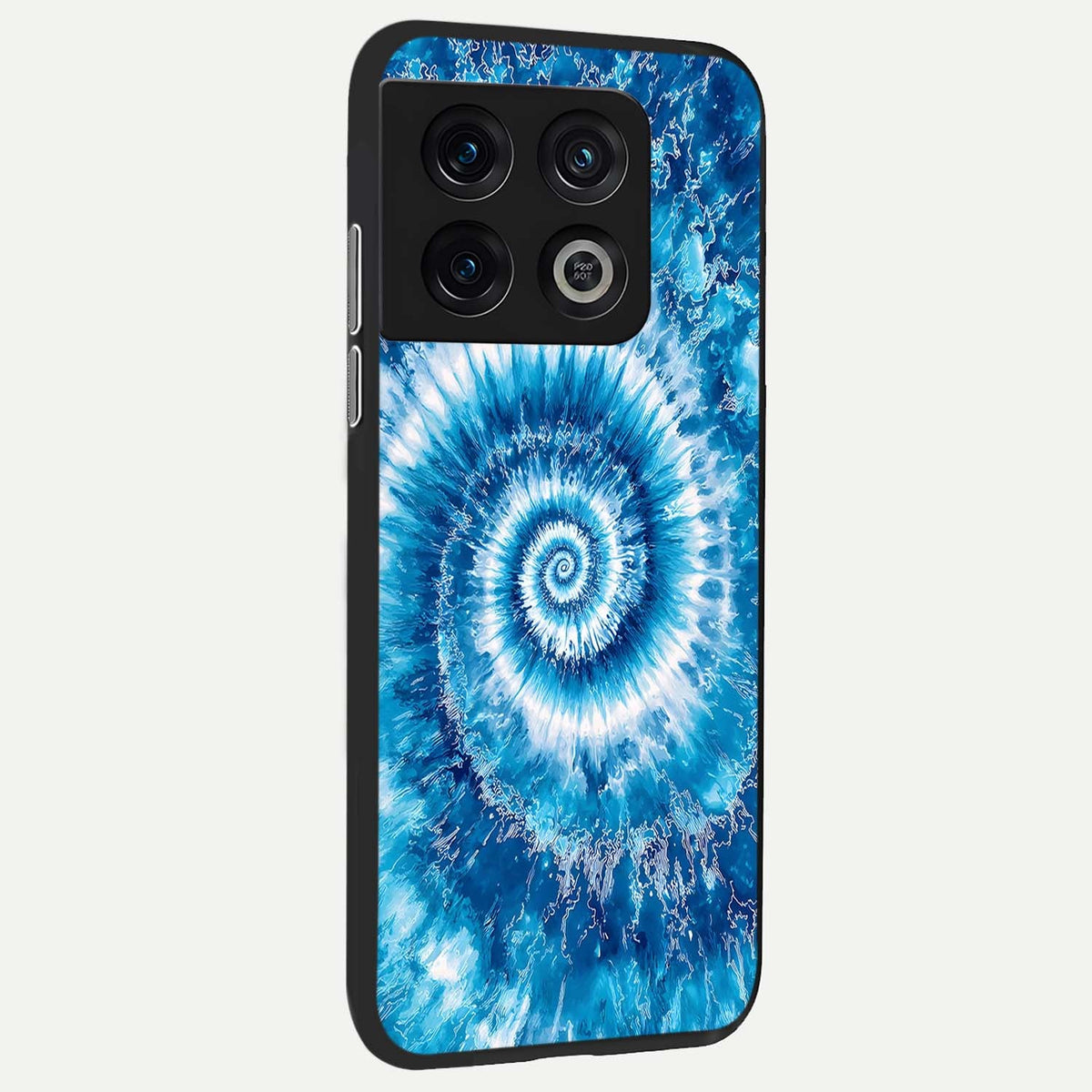 Blue Galaxy Wave back cover For OnePlus 10 Pro slim fit glass case with vibrant aesthetic design