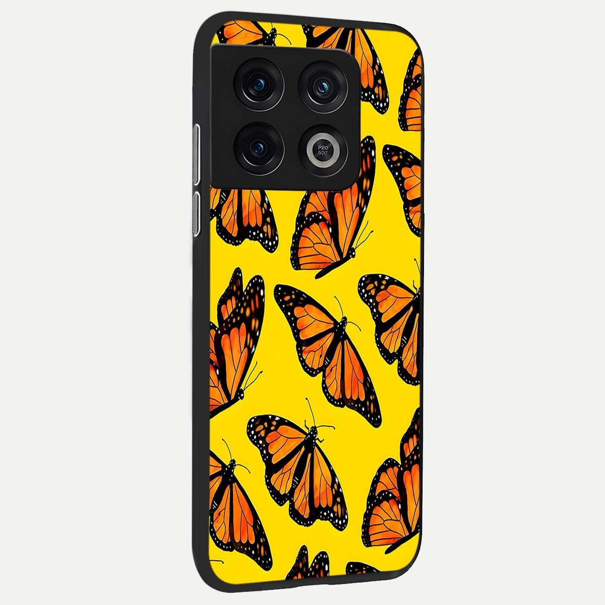 Golden Wing Flight back cover For OnePlus 10 Pro slim fit glass case with vibrant aesthetic design