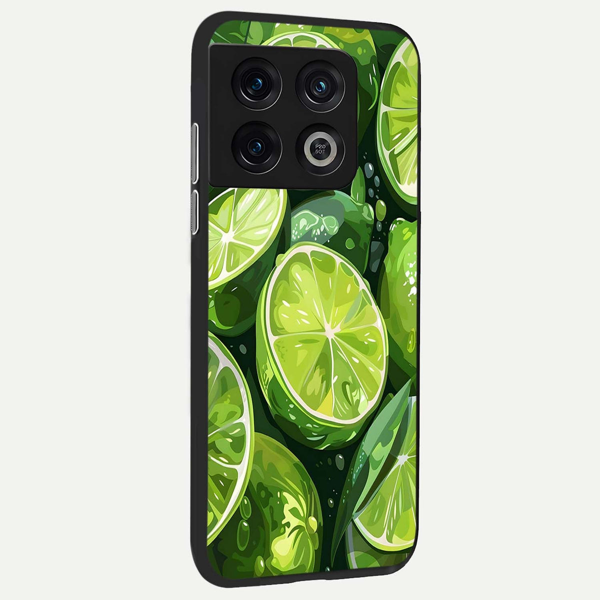 Green Kawasaki back cover For OnePlus 10 Pro slim fit glass case with vibrant aesthetic design