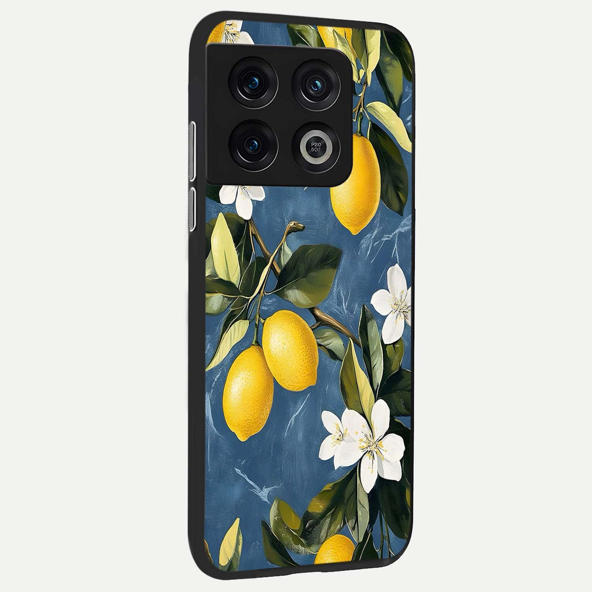 Lemon Dream Garden back cover For OnePlus 10 Pro slim fit glass case with vibrant aesthetic design