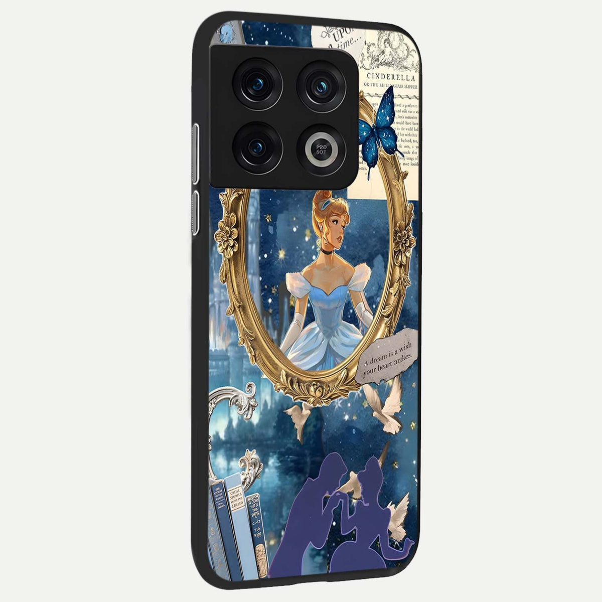 Midnight Queen back cover For OnePlus 10 Pro slim fit glass case with vibrant aesthetic design