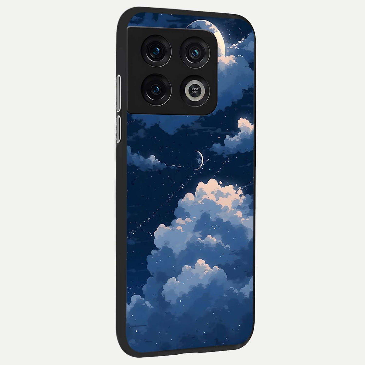 Moon Dream Haze back cover For OnePlus 10 Pro slim fit glass case with vibrant aesthetic design