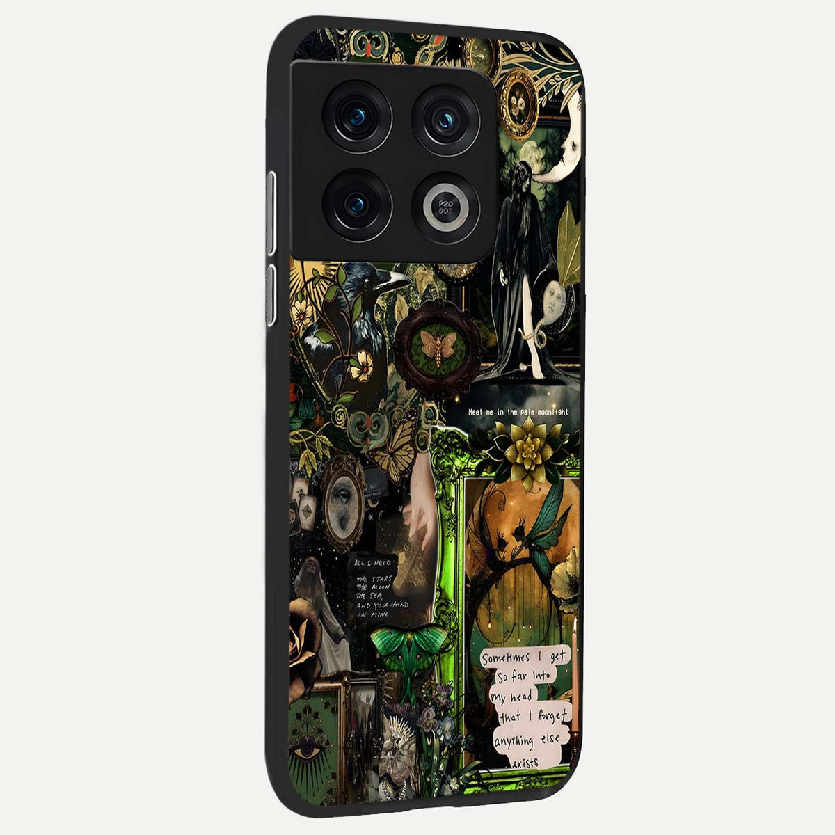 Mystic Woods Secret back cover For OnePlus 10 Pro slim fit glass case with vibrant aesthetic design