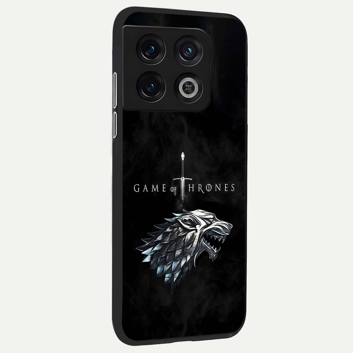 Throne Wolf Legacy back cover For OnePlus 10 Pro slim fit glass case with vibrant aesthetic design