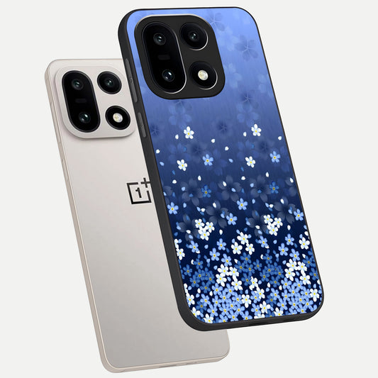 Blue Starry phone case For Oneplus 15 showing premium glass back cover with detailed artwork