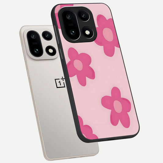 Candy Bloom Dreams phone case For Oneplus 15 showing premium glass back cover with detailed artwork