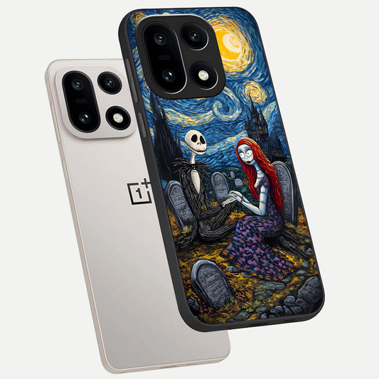 Eternal Night Love phone case For Oneplus 15 showing premium glass back cover with detailed artwork