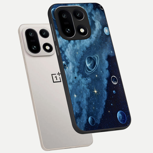 Galaxy Dream Space phone case For Oneplus 15 showing premium glass back cover with detailed artwork
