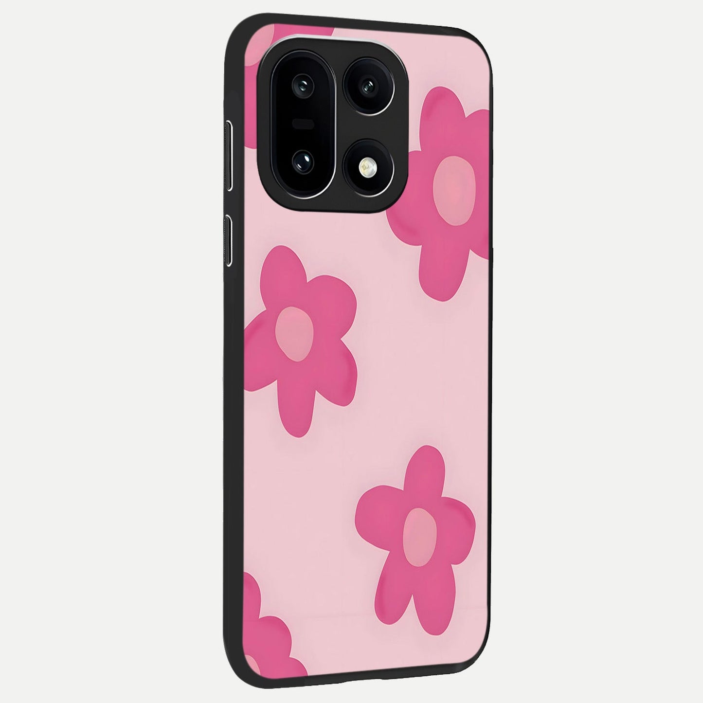 Candy Bloom Dreams back cover For Oneplus 15 slim fit glass case with vibrant aesthetic design