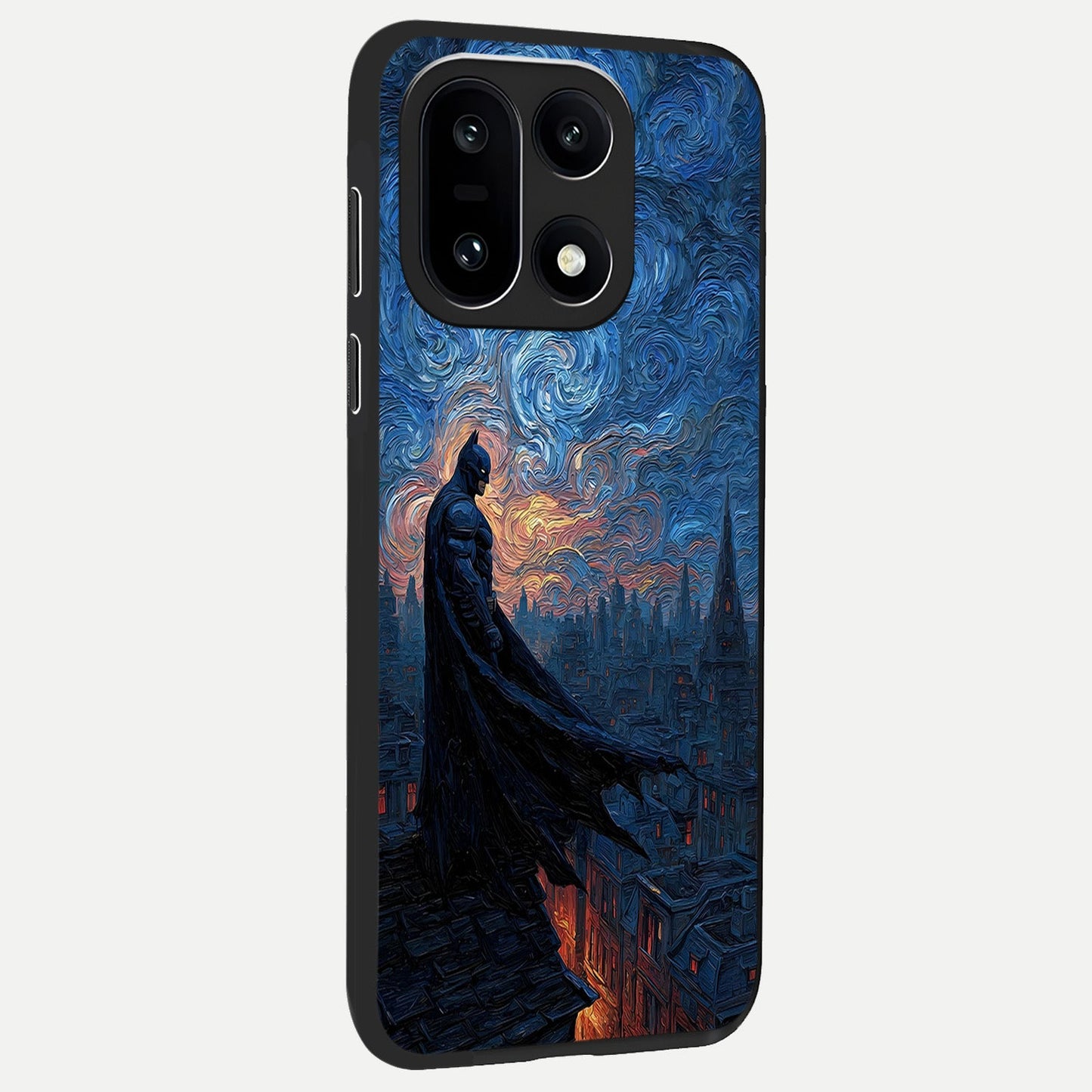 Dark Knight Dusk back cover For Oneplus 15 slim fit glass case with vibrant aesthetic design
