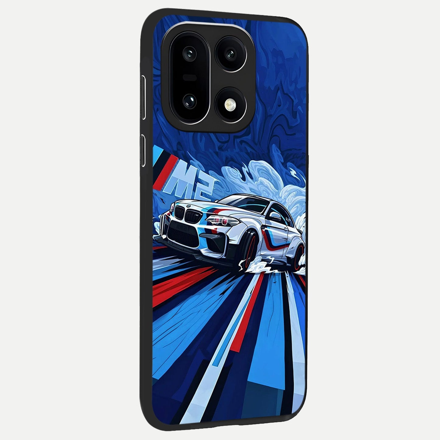 Drift Power Rush back cover For Oneplus 15 slim fit glass case with vibrant aesthetic design