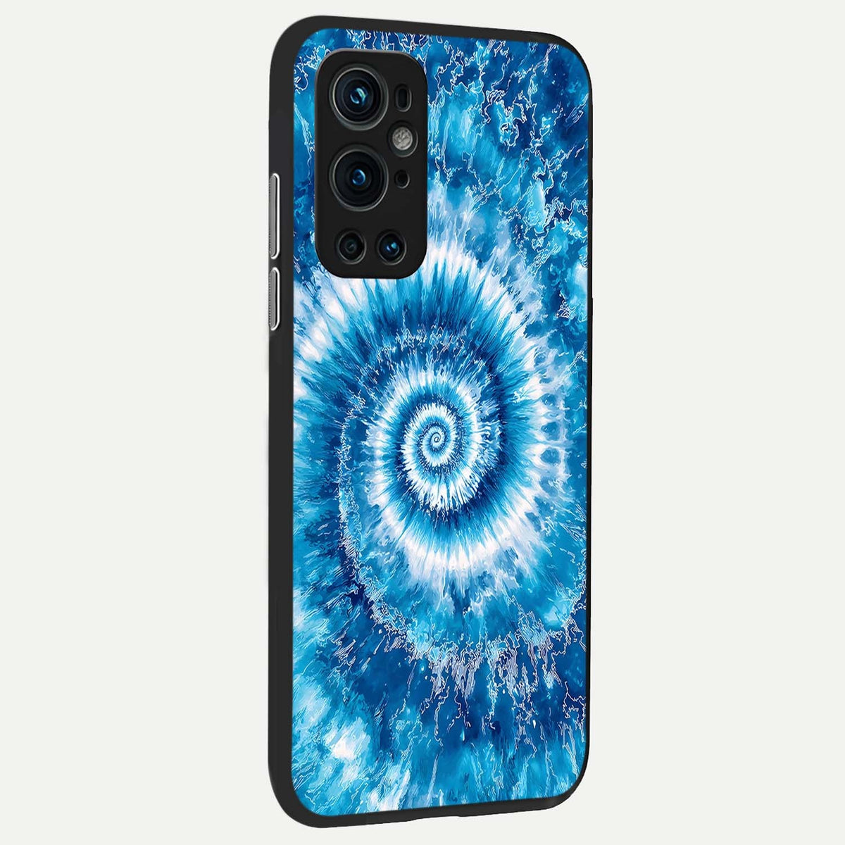 Blue Galaxy Wave back cover For OnePlus 9 Pro slim fit glass case with vibrant aesthetic design