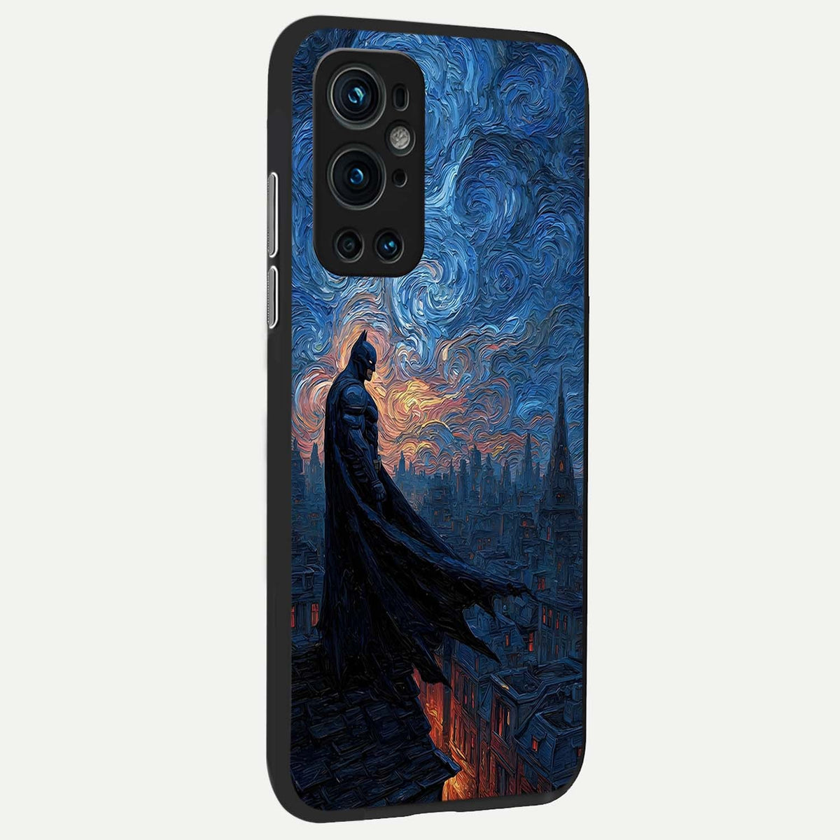 Dark Knight Dusk back cover For OnePlus 9 Pro slim fit glass case with vibrant aesthetic design