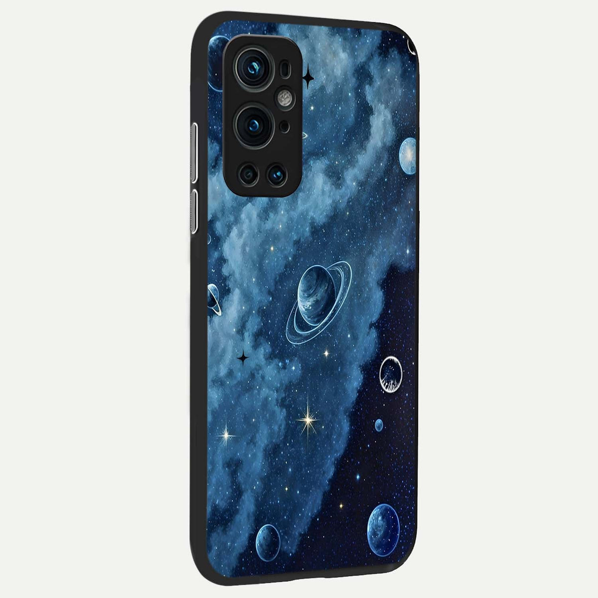 Galaxy Dream Space back cover For OnePlus 9 Pro slim fit glass case with vibrant aesthetic design