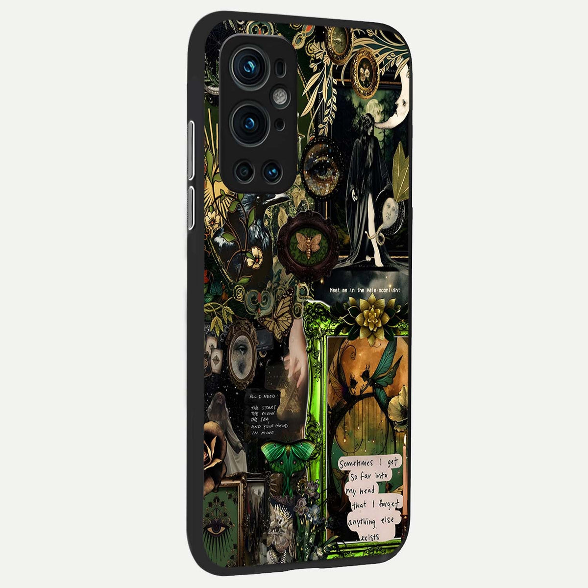 Mystic Woods Secret back cover For OnePlus 9 Pro slim fit glass case with vibrant aesthetic design