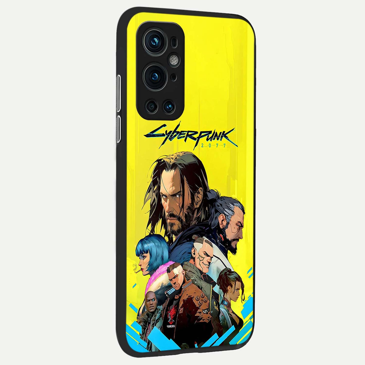 Neon Rebel Genesis back cover For OnePlus 9 Pro slim fit glass case with vibrant aesthetic design