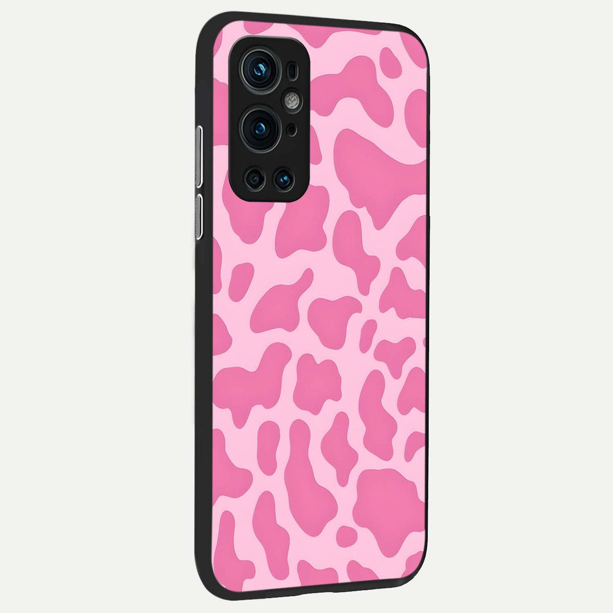 Pinkish Scenery back cover For OnePlus 9 Pro slim fit glass case with vibrant aesthetic design