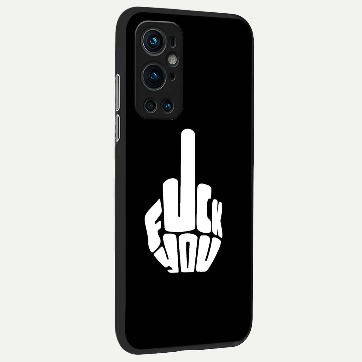 Rebel Mode On back cover For OnePlus 9 Pro slim fit glass case with vibrant aesthetic design