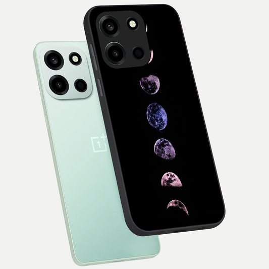Crimson All Planets phone case For Oneplus Nord 6 showing premium glass back cover with detailed artwork