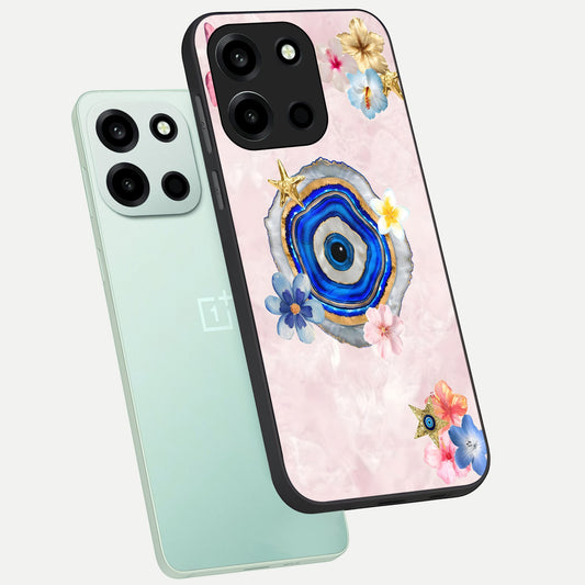 Divine Aura Bloom phone case For Oneplus Nord 6 showing premium glass back cover with detailed artwork