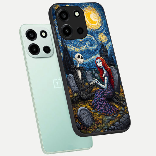 Eternal Night Love phone case For Oneplus Nord 6 showing premium glass back cover with detailed artwork