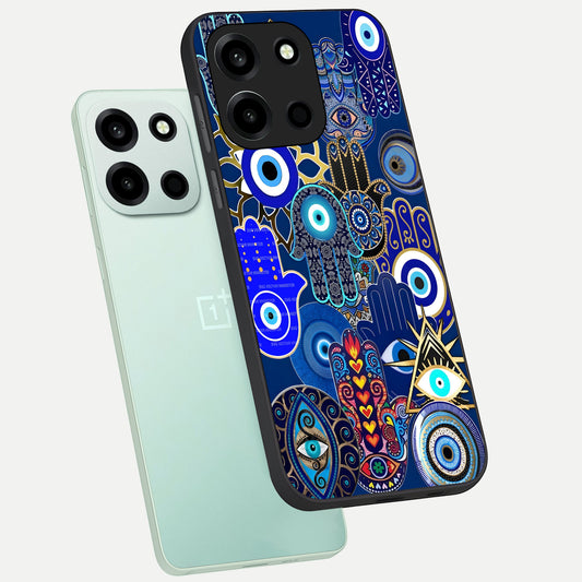 Mystic Palm Guard phone case For Oneplus Nord 6 showing premium glass back cover with detailed artwork