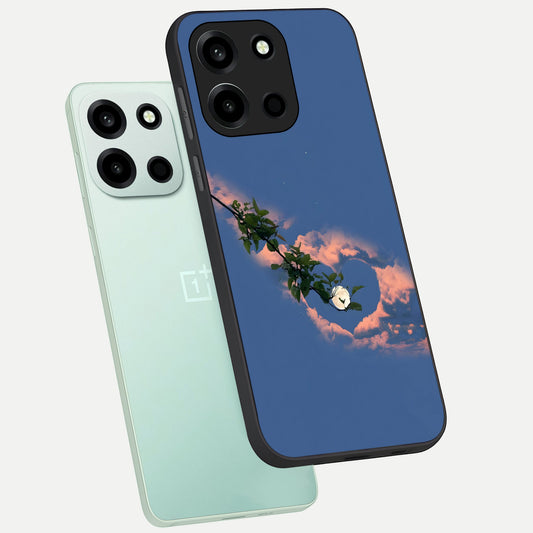 Sky Under Tree phone case For Oneplus Nord 6 showing premium glass back cover with detailed artwork